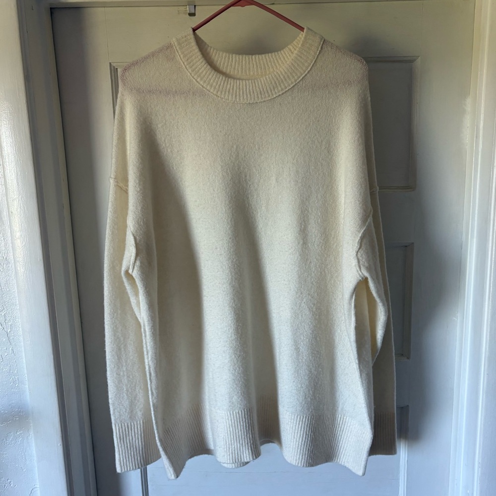 Aerie Oversized Crew Neck Sweater